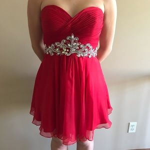 Red Alyce Paris Prom Dress